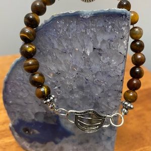 Tiger’s Eye medical mask bracelet